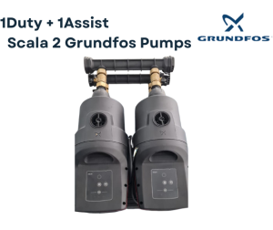 1Duty + 1Assist Booster Pumpset Scala2 3-45 Grundfos Smart VFD Integrated compact pressure boosting pump Part No 93013322