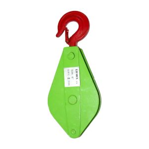 Snatch Block Single Pulley,  4" x 1 Ton Capacity.