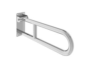 Roca Access Comfort Folding grab bar bright finish, 600mm