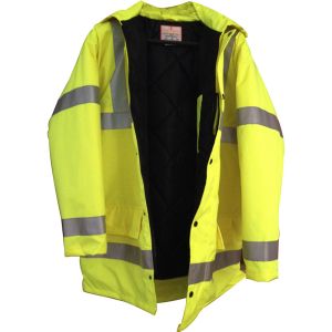 3M PARKA WINTER JACKET (WATER PROOF)
3M REFLECTIVE TAPE WITH  50 WASHES WARRANTY, Size:2XL, COLOR : Fluorescent Yellow - 10 Pieces