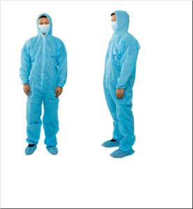 Non-Woven breathable Polypropylene Coverall.