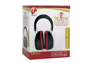 Ultra Solo Heavy Duty Universal Headband Stainless Steel Type Ear Muff with Abs Body Protective Auditive - Origin Tiwan