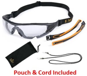 Protective Glass, Safety Goggles, 

Tactical Spoggle Clear- PREMIUM PLUS (Origin  - Taiwan)