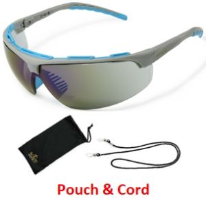 Protective Glass, Safety Goggles, Maxima Blue Mirror- PREMIUM (Origin  - Taiwan)