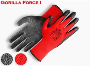 Palm coated Gloves with Ultra Light Weight Latex Crinkle Finish Coating.