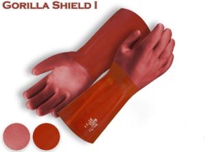 Sandy PVC glove, Jersey, Guantle, 40cm. 