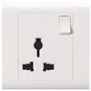 MK 16A 1G DP SWITCHED INTERNATIONAL SOCKET - MV24356WHI