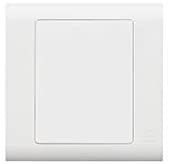 MK 1G BLANK PLATE(3X3) - MV3827WHI