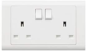 MK 13A 2G SP SWITCHED SOCKET - MV2747WHI