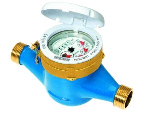 B Meter Multi Jet Dry Dial Water Meter, Size 3/4"