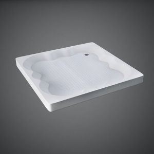 RAK Angle Shower Tray, White