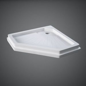 RAK Jazira Shower Tray, White