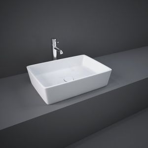 RAK Moon Counter Top Wash Basin, White