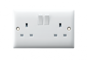 RR 13A Twin Switch Socket Outlet- W3002