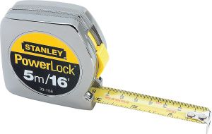 Stanley Powerlock Measuring Tape, 5 Mtr - 33-158