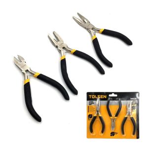 Tolsen 4.5" Mini Pliers Set 3 Pcs - 10038