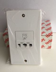 Tenby Shaver Socket IP 24, White - 738041