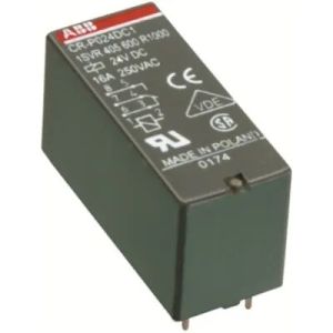 CR-P024AC1 Pluggable Interface  Relay 1c/o, A1-A2=24VAC, 250V/16A