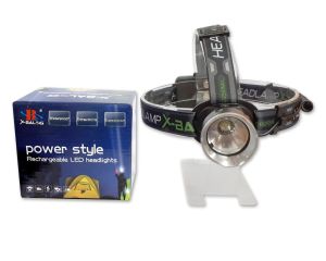 HEAD LAMP RECHARGABLE DUO WITH CHARGING CABLE