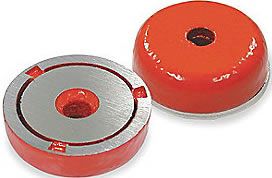 Alnico 5 Shallow Pot Magnet, 7 lb. Pull