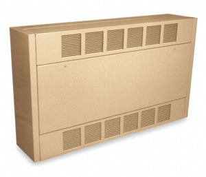 Electric Cabinet Unit Heater, Wall, Ceiling, or Floor, 208VAC, Amps AC 25.00/16.00, 1 or 3 Phase