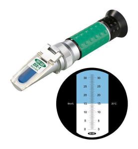 Refractometer Brix 185mm x 40mm x 40mm