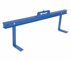 Bar Stock Material Positioner, Adjustable Arm and Bail, 2000 lb., Max. Spread 72", Min. Spread 24"