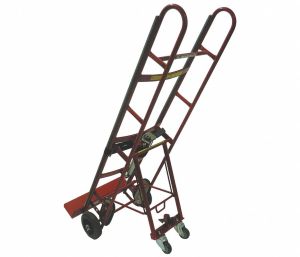 Vending Machine Hand Truck, Dual Loop, 1200 lb., Noseplate Width 24", Noseplate Depth 5-1/4"