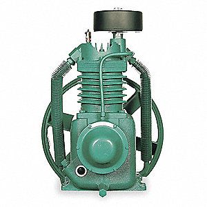 Air Compressor Pump with 2 qt. Oil Capacity 2-Stage Splash Lubricated