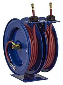 Combination Air/Water Reel, 300 psi, 1/2", Hose Length: 25 ft.,