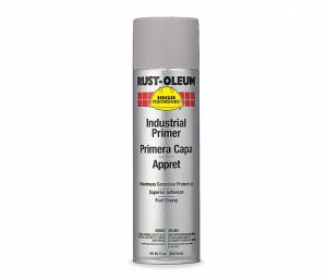 Solvent-Base Rust Preventative Spray Primer, Flat Gray, 