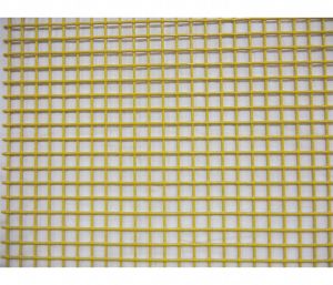 Wire Mesh, Yellow, Fine, 48In. W, 96In. L