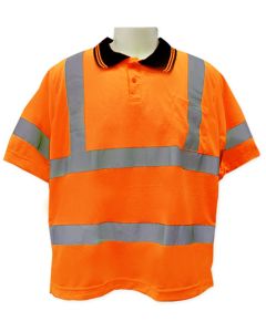 SAFETY T-SHIRT WITH HI-VISIBILITY TAPE WITH HALF SLEEVES