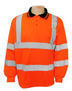 SAFETY T-SHIRT WITH HI-VISIBILITY TAPE WITH FULL SLEEVES