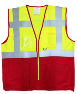 SAFETY VEST HI-VISIBILTY WITH DUAL COLOURS